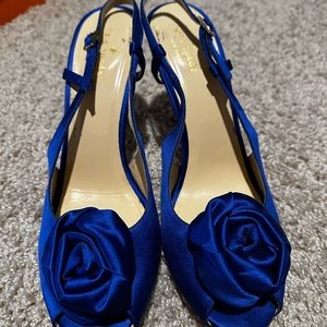 Kate Spade Royal blue sling back